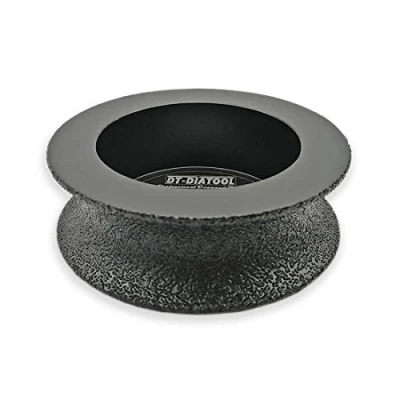 Image of DT DIATOOL Diamond Grinding Wheel Diam 3 inch for Half Round Edge on Concrete Marble Granite Quartz Hight 20mm