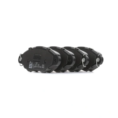 Image of 172082, 425166, 425169, 425192, 425205 Brake pad set FEBI BILSTEIN 16441 Front Axle incl. wear warning contact RENAULT: Kangoo I, I Express