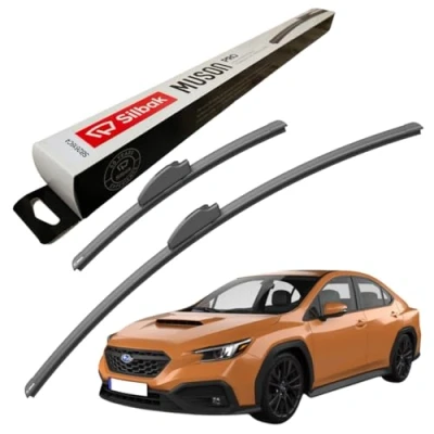 Image of Silbak Windscreen Wipers, for SUBARU WRX (2014 ONWARDS) Wiper Blades, 650mm/400mm