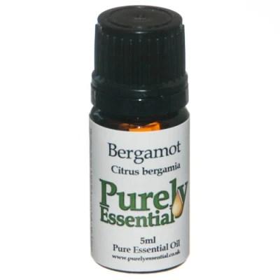 Image of Bergamot FCF Essential Oil 5ml Pure and Natural, Purely