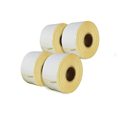 Image of LEYF Labels for Dymo Labelwriter 4 x 99010 S0722370 89 28 mm Roll Pack 130 Pieces Per = 520 Labels, Self Adhesive, Address Compatible with &amp; Seiko Label Printers