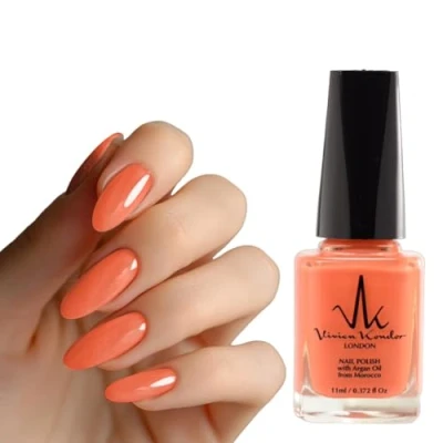 Image of Vivien Kondor Vegan Friendly Argan Care Nail Polish (Coral)