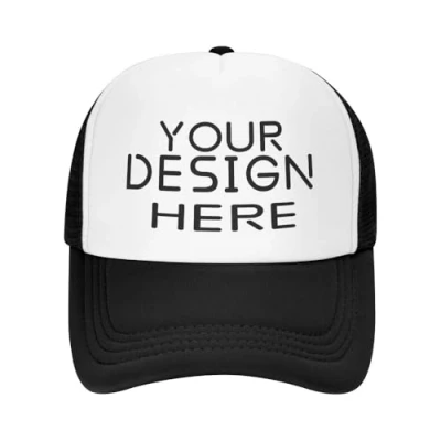 Image of KYZMZC Custom Baseball Cap Design Your own Hats, Logo, Personalized Cap, Black