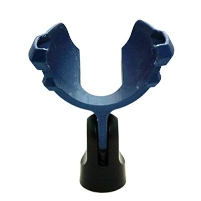 Image of Ammo Clip JT 30 Bullet Mic Holder for Hohner Blues Blaster, Astatic And Other Similar Harmonica Microphones (Pearl Blue)