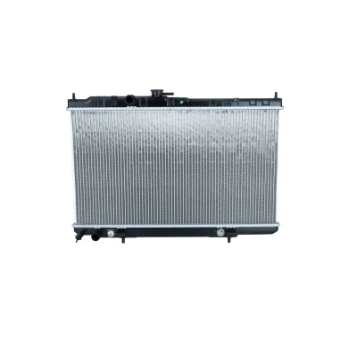Image of 2140095F0E, 2140095F0G, 2140095F0J Engine radiator NRF 59100 Aluminium 688mm 385mm 16mm with seal ring Brazed cooling fins