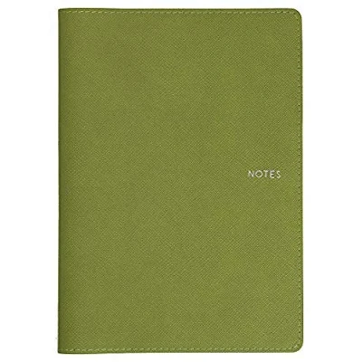 Image of Collins A5 Melbourne Dotted Notebook Green