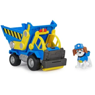 Image of Rubble &amp; Crew, Wheeler’s Dump Truck Toy with Movable Parts and a Collectible Action Figure, Kids’ Toys for Ages 3 Up