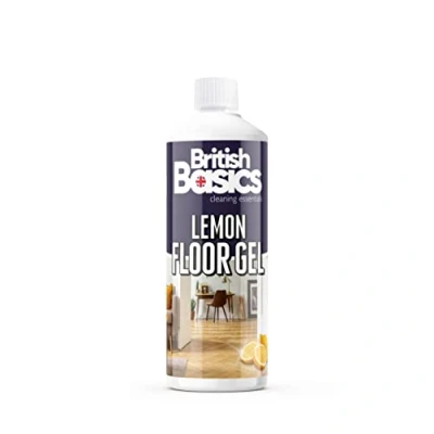 Image of British Basics Lemon Floor Gel Powerful Concentrated Cleaner Suitable for Hard Wood, Laminate, Tiles, Vinyl and Stone 1 Litre