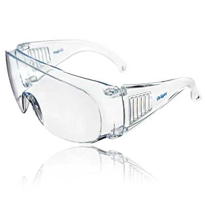 Image of Dräger Safety Over Glasses X pect 8110 10 Pairs Anti Fog Eye Protective Workplace Goggles For Professional or Personal Use Construction, Laboratory, Chemicals