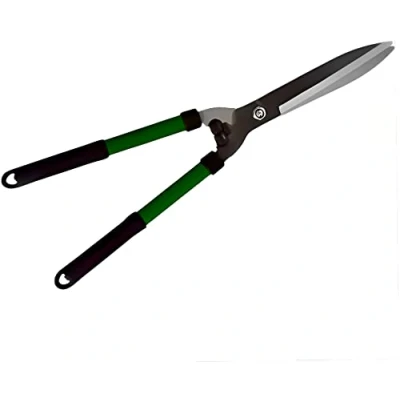 Image of Unibos Classic Hedge Shears Garden with Handles Anti Slip Grip, Rust Resistant Steel Shrubs &amp; Grass Ergonomic Sharp Blades Easy Cutting Trimming 54cm