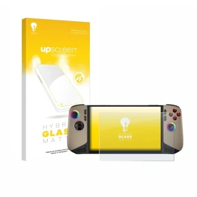 Image of upscreen Matte Screen Protector Glass Film compatible with MSI Claw 8 AI+ Anti Glare, Fingerprint, 9H Protection