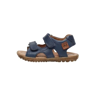 Image of Naturino Sky Leather Sandals Blue 34