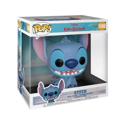 Image of Funko Pop! Jumbo: Disney Stitch Disney: Lilo &amp; Collectable Vinyl Figure Gift Idea Official Merchandise Toys for Kids Adults Movies Fans Model Collectors