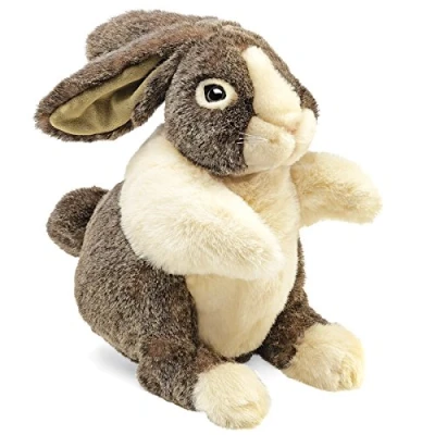 Image of Folkmanis Dutch Rabbit Hand Puppet