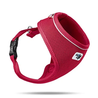 Image of Curli Basic Harness Air Mesh Red S