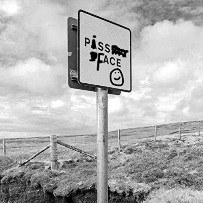 Image of Lesser Spotted Britain Piss Face Road Sign Greeting Card