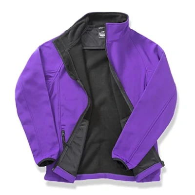 Image of Result R231M Printable Softshell Jacket Purple/Black, X Large