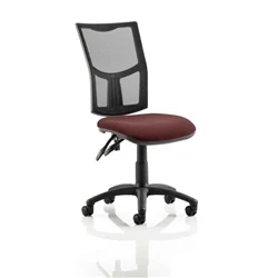 Image of Eclipse II Lever Task Operator Chair Black Mesh Back With KCUP1006