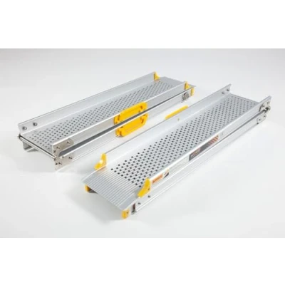 Image of The Ramp People Folding &amp; Telescopic Wheelchair Ramps 7ft 10ft Bridge Thresholds, Overcome Steps (8ft / 240cm)