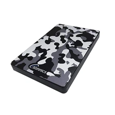 Image of Sonnics 1TB Grey Camo External Portable Hard drive type C USB 3.1 Compatible with Windows PC, Mac, Smart tv, XBOX ONE &amp; PS4