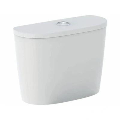 Image of Twyford Alcona Round Exposed Dual Flush Cistern, Bottom Inlet White AR2346WH