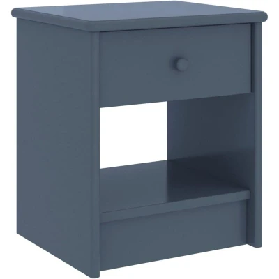 Image of vidaXL Bedside Cabinet Light Grey 35x30x40 cm Solid Pinewood