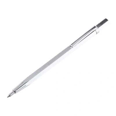 Image of FTVOGUE Pocket Carbide Tip Scriber, Hand Tools Scribers Etching Engraving Pen Engraver Carve Scribe Tool for Glass Ceramic Metal Sheet with Clip and Magnet(Silver)