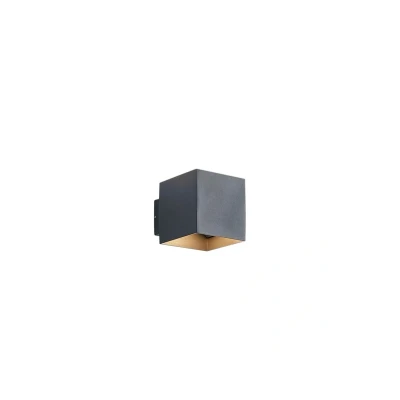 Image of Lindby LED outdoor wall light Esani, anthracite, aluminium