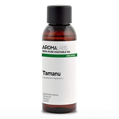 Image of ORGANIC TAMANU Oil 50mL 100% Pure, Natural, Cold Pressed and Cosmos Certified AROMA LABS (French Brand)