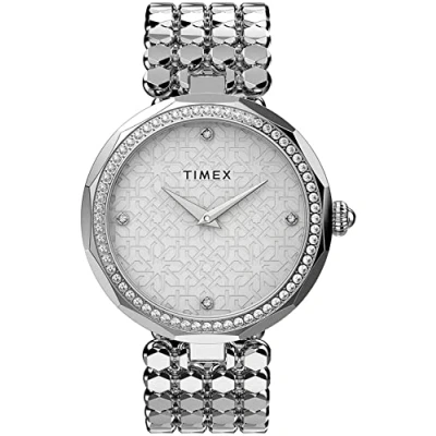 Image of Timex Women&#039;s Analogue Quartz Watch with Stainless Steel Strap TW2V02600
