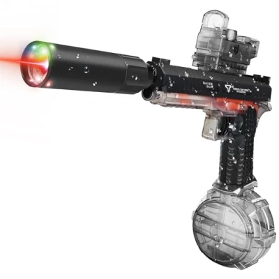 Image of Jovicos Electric Water Gun, Pistol for Kids and Adults, Powerful Automatic Gun Summer Beach Toys, Blaster Pool Party