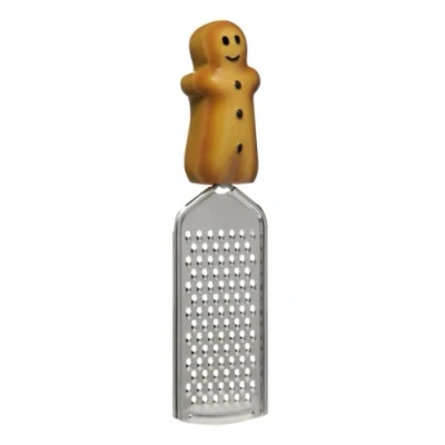 Image of Premier Housewares Gingerbread Man Dessert Grater, Silver, H4 x W21 D6cm