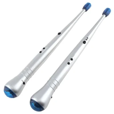 Image of OFKPO 1 Pair Electronic Rhythm Drum Sticks, Air Drumstick for Children Musical Instrument