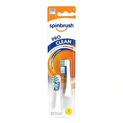 Image of Arm &amp; Hammer Spinbrush Pro Series Daily Clean Brush Heads Soft