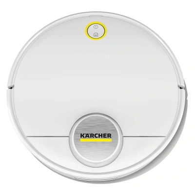 Image of Kärcher RCV 3 Robot Vacuum Cleaner with Mop Function, Remote Control via App, LiDar Laser Navigation, Floor Mapping, Obstacle Detection, 2500pa, 120 min run time, for Low Pile Carpets and Hard Floors