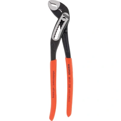 Image of KNIPEX Alligator Water Pump Pliers, 250 mm, Nuts to 46 Pipes 50 Robust Construction, Self Locking, Pipe Wrench, 88 01