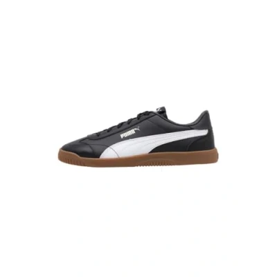 Image of Puma CLUB 5V5 Unisex Trainers, Size: 5.5, Black white gold Leather/synthetics