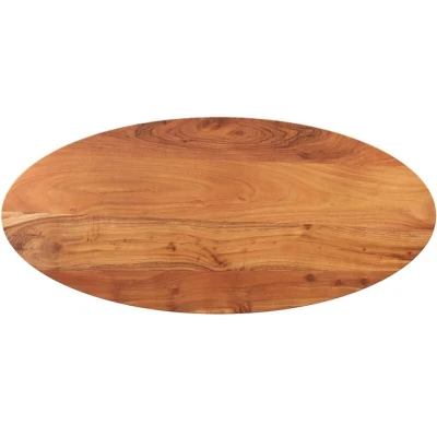 Image of vidaXL Table Top 100x40x3.8 cm Oval Solid Wood Acacia