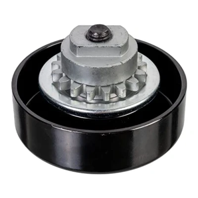 Image of 96416331 Tensioner Pulley BLUE PRINT ADBP960002 with screw CHEVROLET: Spark, Aveo / Kalos Hatchback