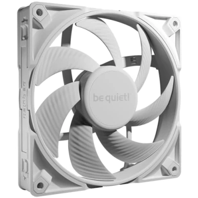 Image of be quiet! Silent Wings Pro 4 140mm PWM White fan, optimised fan blades, exceptionally high performance, speed switch for maximum speed, 6 pole motor, fluid dynamic bearing, BL119