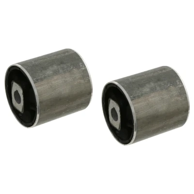 Image of 31129068753 Arm Bushes FEBI BILSTEIN 09005 Upper Front Axle, both sides 60, 68mm Elastomer Hydro Mount BMW: 5 Saloon, Touring
