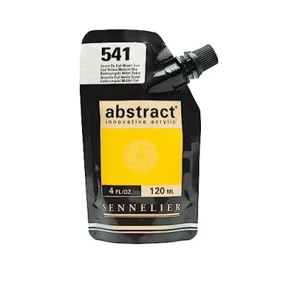 Image of Abstract Acrylic 120ml Cadmium Yellow Med Hue