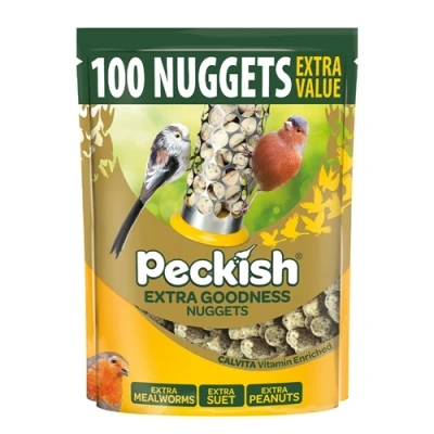 Image of Peckish Daily Goodness Seed and Mealworm Suet Nuggets 100 Value Pack