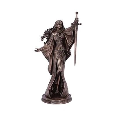Image of Nemesis Now James Ryman Lady of the Lake Fairytale Enchantress Figurine,Bronze,24cm