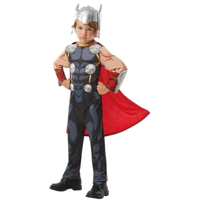 Image of Rubie&#039;s 640835L000 Thor Marvel Avengers Classic Child Costume, Boys, L