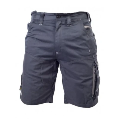 Image of Apache Workwear ATS Multi Pocket Lightweight Work Cargo Shorts with Ripstop (W40) Steel Grey