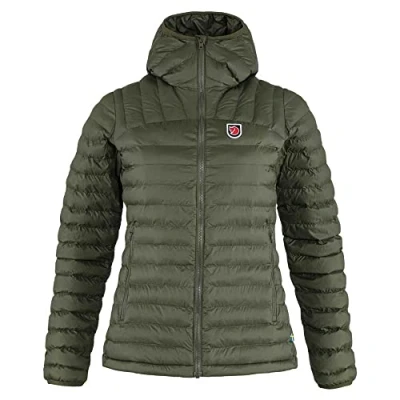Image of Fjällräven F86120 662 Expedition Lätt Hooded Jacket Women, Deep Forest, S
