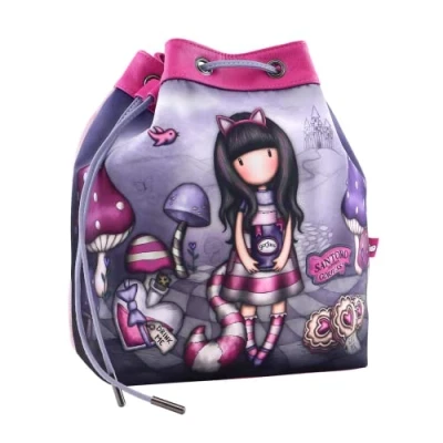 Image of Santoro Gorjuss Slouchy Bag/Rucksack Cheshire Cat