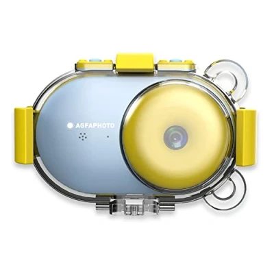 Image of AgfaPhoto photo camera, waterproof, for children, incl. MSD8GB Blue