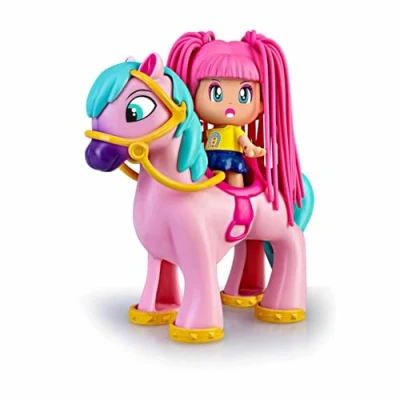 Image of Pinypon 700017180 Peel, Pony Melena to The Wind Toy, Multicoloured, One Size